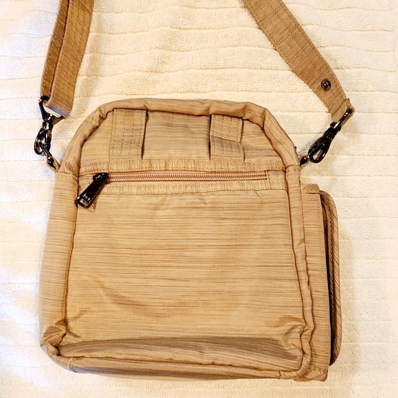 Lug RFID Convertible Crossbody Bag w/ bonus strap - Flapper/Brushed Gold - Picture 2 of 8